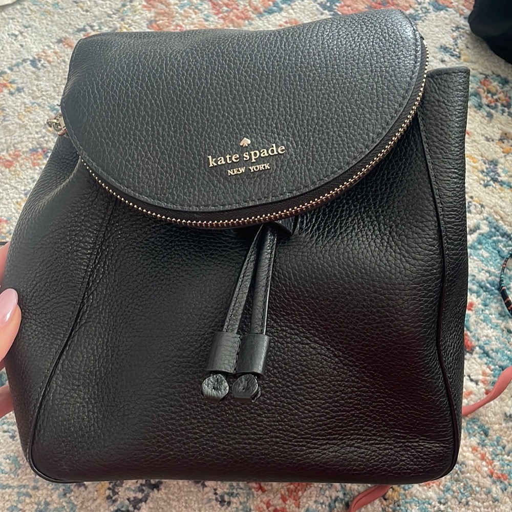 Black Kate Spade backpack
